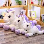 Lanmore Big Unicorn Stuffed Animal Toys Soft Unicorn Plush Pillow for Girls White 43" from Lanmore