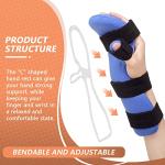 Scurnhau Resting Hand Splint, Functional Hand Brace, Wrist & Finger Night Immobilizer, Hand Support for Tendinitis, Arthritis, Carpal Tunnel Syndrome, Stroke Hand, Fit for Left and Right Hand by Scurnhau