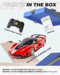 BEZGAR Remote Control Ferrari Car - 1:24 Scale Ferrari Electric Sport Racing Toy Car Model Vehicle, 2.4Ghz Licensed Red RC Car Series for Adult, Girls, Boys Age 8 9 10 11 12 Years Holiday Ideas Gift from RASTAR