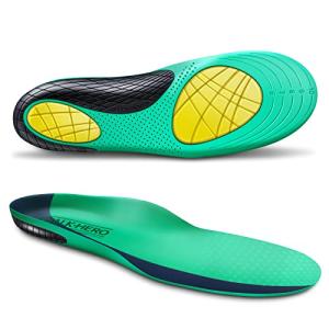 (1Pair) Work Insoles - Shock Absorption Arch Support Shoe Inserts, Anti Muscle Fatigue and Relieve Foot Pain, Cushioning for All Day Standing (Womens 6-11) from WALKÂ·HERO COMFORT AND SUPPORT