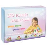 KEENTAME 3D Puzzles Gift Set for Kids DIY Jigsaw Toys Paper and EPS Foam Board and Adults Fun and Creative DIY Model Building kit for Kids Toys for Girls and Boys. (House Series (12 Sets)) from KEENTAME