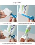 MANNIFEN 3 Pieces Rolling Tube Toothpaste Squeezer Toothpaste Seat Holder Stand Rotate Toothpaste Dispenser for Bathroom (Mix Color) from MWD