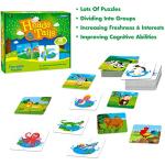 48 Animal Matching Puzzles with Error-Correction Mechanism Pre-Primer in 2 Pieces, Perfect for Preschool Learning (24 Blocks Double Sided) from SpriteGru