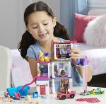 MEGA Barbie Color Reveal Building Toy Playset For Kids, Dreamhouse With 545 Pieces, 30+ Surprises, 5 Micro-Dolls, Accessories and Furniture by Mattel