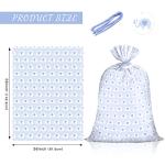 WRAPAHOLIC 56" Large Baby Boy Plastic Gift Bag - Cute Blue Elephant Design for Baby Shower, Kids Birthdays, Parties, Celebrating, or Any Occasion - 56" H x 36" W by WRAPAHOLIC