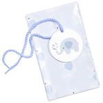 WRAPAHOLIC 56" Large Baby Boy Plastic Gift Bag - Cute Blue Elephant Design for Baby Shower, Kids Birthdays, Parties, Celebrating, or Any Occasion - 56" H x 36" W by WRAPAHOLIC