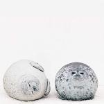 Seal Pillow, Chubby Blob Seal Plush Pillow Stuffed Animal Toy Cute Plushies Ocean Pillows (Medium) by Minimin