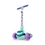Jetson Disneyâs The Little Mermaid Three-Wheel Kidsâ Kick Scooter | Includes LED Lights on Stem & Light-Up Wheels |Height-Adjustable Handlebar | Lean-to-Steer System |Easy-Folding Mechanism | Ages 3+ from Jetson