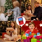 Handheld Game Console with 400 FC Games-Retro Game Console- Portable Video Game Console, Support for Connecting TV & Two Players, 1020mAh Rechargeable Battery. (RED) by AWF Tomrrom