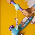 Jetson Disneyâs The Little Mermaid Three-Wheel Kidsâ Kick Scooter | Includes LED Lights on Stem & Light-Up Wheels |Height-Adjustable Handlebar | Lean-to-Steer System |Easy-Folding Mechanism | Ages 3+ from Jetson