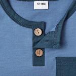 FOCUTEBB 2T Toddler Boy Clothes Baby Boys Summer Outfits Sleeveless Patchwork Shirt Tops Shorts Set Clothes Set Dark Blue 2-3T/100cm from 