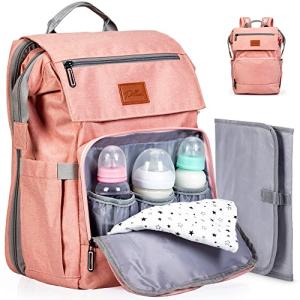 PILLANI Baby Diaper Bag Backpack, Baby Bag for Boys& Girls,Diaper Backpack,Baby Registry Search,Newborn Essentials Baby Gifts from Pillani
