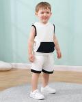 SANMIO 18 Months Boy Clothes 24 Month Toddler Summer Boy Clothes Apricot Hoodie Tank Tops+Shorts 18 24 Month Boy Clothe from 