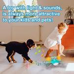 Crab Toys for 1 2 3 4+ Years Old Boys Girls,Sensory crawling crab baby toy with LED Light and Music,Birthday Gifts for Kids Age 1-7,Electronics Pet Toys Toys with Automatically Avoid Obstacles from PARHILYAR