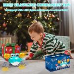 Crab Toys for 1 2 3 4+ Years Old Boys Girls,Sensory crawling crab baby toy with LED Light and Music,Birthday Gifts for Kids Age 1-7,Electronics Pet Toys Toys with Automatically Avoid Obstacles from PARHILYAR