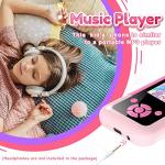 Eltrynic Kids Phone Christmas Birthday Gifts for Girls Children Ages 3-6, Portable MP3 Player for Kids, Toddler Learning Toy for 3 4 5 6 7 8 Year Old Girl (Pink) from Eltrynic