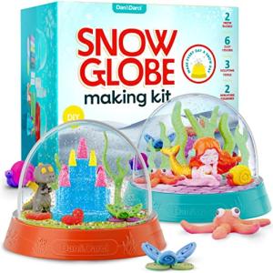 Make Your Own Snow Globes Kit - Water Globe Making Kit for Kids - Kid Craft Activities for Ages 6 7 8-12 13 14+ - DIY Crafts Activity Kits - Gifts and Toys for Boys & Girls from Dan&Darci