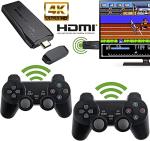 Shelein Game Stick 4k - 10,000 Retro Games, Wireless Retro Game Console New Game Stick Lite 2023 Best Childhood Memories Plug and Play Video Game Stick 4k Hdmi Output 32g/64g/128g Version (128) by Disiboy