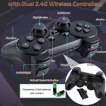 Shelein Game Stick 4k - 10,000 Retro Games, Wireless Retro Game Console New Game Stick Lite 2023 Best Childhood Memories Plug and Play Video Game Stick 4k Hdmi Output 32g/64g/128g Version (128) by Disiboy