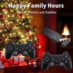 Shelein Game Stick 4k - 10,000 Retro Games, Wireless Retro Game Console New Game Stick Lite 2023 Best Childhood Memories Plug and Play Video Game Stick 4k Hdmi Output 32g/64g/128g Version (128) by Disiboy