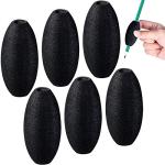 Zonon Writing Aid Trainer for Kids Adults Foam Egg Grips Pen Cushioned Holders Writing Aid Trainer for Handwriting Drawing Preschool Supplies Right or Left Hand Use, 6 Pieces(Black) from Zonon