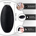 Zonon Writing Aid Trainer for Kids Adults Foam Egg Grips Pen Cushioned Holders Writing Aid Trainer for Handwriting Drawing Preschool Supplies Right or Left Hand Use, 6 Pieces(Black) from Zonon