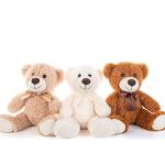 Tezituor Bulk Teddy Bears Stuffed Bear, 3 Packs Teddy Bear Stuffed Animal, Small Teddy Bears Bulk Centerpiece Baby Shower, 14'' by Tezituor