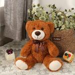 Tezituor Bulk Teddy Bears Stuffed Bear, 3 Packs Teddy Bear Stuffed Animal, Small Teddy Bears Bulk Centerpiece Baby Shower, 14'' by Tezituor