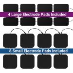 iReliev TENS + EMS Combination Unit Muscle Stimulator for Pain Relief & Arthritis & Muscle Strength - Treats Tired and Sore Muscles in Your Shoulders, Back, Ab's, Legs, Knee's and More by ExcelHealth Inc.