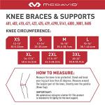 McDavid Knee Brace with Side Hinges. Maximum Knee Support & Compression for Stability & Recovery Aid, Patella Tendon Support, Tendonitis Pain Relief, Ligament Support, Hyperextension. Men & Women from McDavid