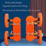 HLEZ Kids Balance Pedal Car Kids Fitness Equipment Indoor Children's Sensory Integration Training Equipment Bicycle Outdoor Sports Toy for Kindergarten Exercise Stepper Scooter Kids,Green by LDIW