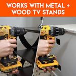 ECHOGEAR TV Safety Straps for Flat Screens - Anchor TVs Up to 90" to Furniture Or The Wall - Pre-Assembled Anti-Tip Strap Includes All Hardware for Baby Proofing Your TV from ECHOGEAR