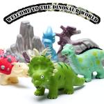 Dinosaur Bath Toys for Kids 4-8, Mold Free Baby Bath Squirt Toys Pool Rubber Dinosaur Bath Toys for Kids 3-5 by SHAN TOU SHI CAN CAI MAO YI YOU XIAN GONG SI