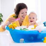 Dinosaur Bath Toys for Kids 4-8, Mold Free Baby Bath Squirt Toys Pool Rubber Dinosaur Bath Toys for Kids 3-5 by SHAN TOU SHI CAN CAI MAO YI YOU XIAN GONG SI