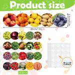 60 Pcs Fruits and Veggies Classroom Bulletin Board Border School Cafeteria Supplies Cafeteria Decorations for School Food Health Bulletin Board Borders for Cafeteria School Classroom Decor from Geyee