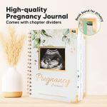 Pregnancy Journal Memory Book - 90 Pages Hardcover Pregnancy Book, Pregnancy Planner, Pregnancy Journals for First Time Moms, Baby Memory Book, Mom Book Diary, Ultrasound Baby Book Memory (Inspire) by KeaBabies