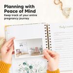 Pregnancy Journal Memory Book - 90 Pages Hardcover Pregnancy Book, Pregnancy Planner, Pregnancy Journals for First Time Moms, Baby Memory Book, Mom Book Diary, Ultrasound Baby Book Memory (Inspire) by KeaBabies