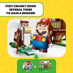 LEGO Super Mario Donkey Kongâs Tree House Expansion Set 71424 Collectible with 2 Buildable Characters; Donkey Kong and Cranky Kong, Combine with Starter Course for a Brithday Gift for Kids Ages 8+ from LEGO