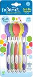 Dr. Brown's Soft-Tip Toddler Feeding Spoons, 6 Pack with No-Slip Strong Suction Bowl for Babies and Toddlers, BPA Free, 2 Pack by Dr. Brown's