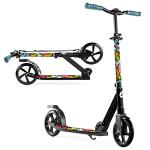 LaScoota Kick Scooter for Adults & Teens. Perfect for Youth 12 Years and Up and Men & Women. Lightweight Foldable Adult Scooter with Large 8â Wheels 220lbs (Teen, Retro) from Lascoota