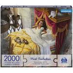 Spin Master Puzzles, Princess and The Pea 2000-Piece Jigsaw Puzzle Artist Mark Fredrickson Fairytale Cartoon with Poster, for Adults & Kids Ages 12+ by Spin Master