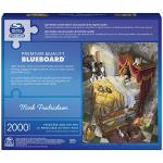 Spin Master Puzzles, Princess and The Pea 2000-Piece Jigsaw Puzzle Artist Mark Fredrickson Fairytale Cartoon with Poster, for Adults & Kids Ages 12+ by Spin Master
