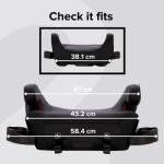 Diono Solana 2 XL 2022, Dual Latch Connectors, Lightweight Backless Belt-Positioning Booster Car Seat, 8 Years 1 Booster Seat, Black from Diono