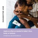 Maty's All Natural Multipurpose Baby Ointment for Diaper Rash, Cradle Cap, Dry Skin, Chapped Lips and More - Petroleum & Fragrance Free - Made with Coconut & Jojoba Oils - 3.75 oz. - 2 Pack from Matys