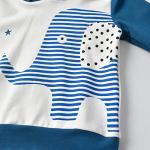 Toddler Infant Baby Boy Clothes Elephant Long Sleeve Hoodie Tops Sweatsuit Pants Outfit Set (6-9 Months) from 