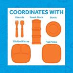 RE-PLAY 4pk - 10 oz. No Spill Sippy Cups for Baby, Toddler, and Child Feeding in White, Blush, Ice Pink & Leaf | BPA Free | Made in USA from Eco Friendly Recycled Milk Jugs | Blossom+ by Re-Think It Inc.