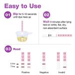 Easy@Home Pregnancy Test Strips, 40 HCG Tests from Easy@Home