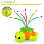 Outdoor Sprinkler for Kids - Backyard Rotating Turtle Sprinkler with Swing Tube - Splashing Toy for Summer - Outside Garden Lawn Water Toys Gifts for 3 4 5 6 Boys and Girls from Sprinkleplay