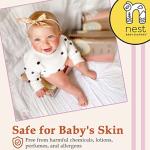 Nest Baby Diapers, Size 2, 11-18 lbs. (30 Count) Disposable Premium Diapers for Babies, Gentle Plant-Based Materials, Fragrance-Free from KCK Industries