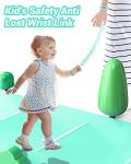 Anti Lost Wrist Link, Dr.meter 2 Pack Toddler Safety Leash with Key Lock, Reflective Child Walking Harness - Dual 8.2ft Length Kids Leash for Supermarket Mall Airport Amusement Park Zoo Travel from Dr.meter